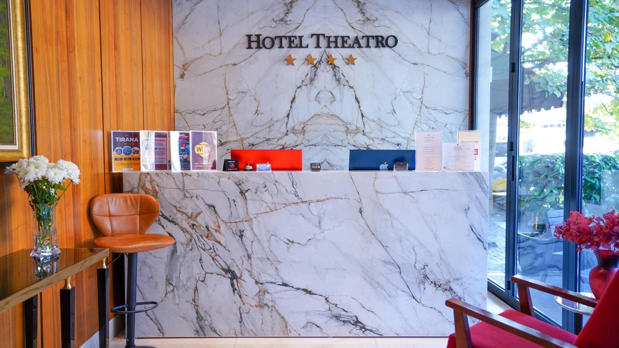Hotel Theatro- City Center Tirana Exteriör bild
